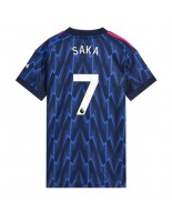 Arsenal Bukayo Saka #7 Venkovní Dres pro Dámské 2025-26 Krátký Rukáv